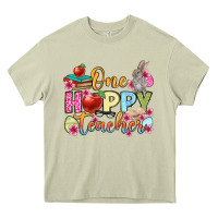 Mossy Easter Day One hoppy Teacher Heavy Core Tee - OliviaCreatesArt