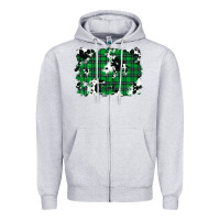 Heather Grey Christmas Joy With Chick Zipper Hoodie - RanaPortraitStore