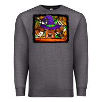 Charcoal Heather halloween heifer Premium Sweatshirt - Jasminsmagicworld