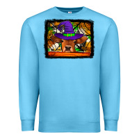 Ocean Blue halloween heifer Premium Sweatshirt - Jasminsmagicworld