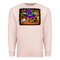 Pale Pink halloween heifer Premium Sweatshirt - Jasminsmagicworld