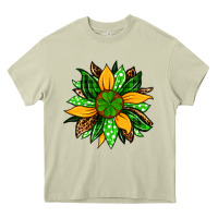Mossy St. Patrick's sunflower Heavy Core Tee - OliviaCreatesArt