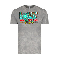 Cloud Rock Love Mom Vintage Tee - CowhideDigitalArt