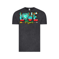 Vintage Black Love Mom Vintage Tee - CowhideDigitalArt