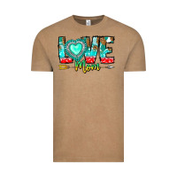 Vintage Coffee Love Mom Vintage Tee - CowhideDigitalArt