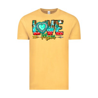 Vintage Mustard Love Mom Vintage Tee - CowhideDigitalArt