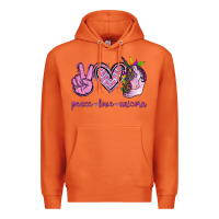Carrot Peace Love Unicorn Premium Hoodie - Jasminsmagicworld