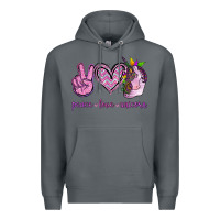 Rock Peace Love Unicorn Premium Hoodie - Jasminsmagicworld