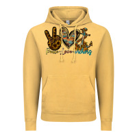 Vintage Mustard peace love anchors Vintage Hoodie - RacoonDesign