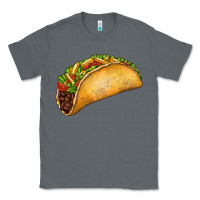Charcoal Heather Taco Classic Tee - FaDigitalArtStudio