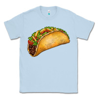 Dusty Blue Taco Classic Tee - FaDigitalArtStudio