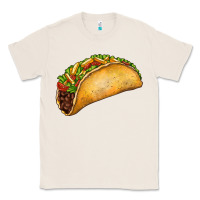 Natural Taco Classic Tee - FaDigitalArtStudio