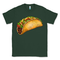 Sports Green Taco Classic Tee - FaDigitalArtStudio