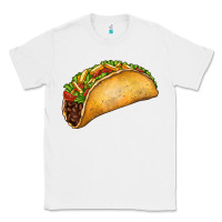 White Taco Classic Tee - FaDigitalArtStudio