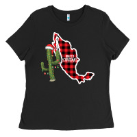 Black Merry Christmas Ladies Tee - CowhideDigitalArt