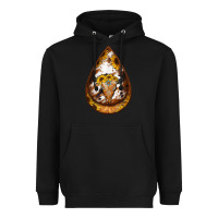 Black sunflower tooled leather bullskull teardrop earrings Heavyweight Hoodie - Jasminsmagicworld