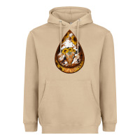 Mushroom sunflower tooled leather bullskull teardrop earrings Heavyweight Hoodie - Jasminsmagicworld