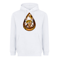 White sunflower tooled leather bullskull teardrop earrings Heavyweight Hoodie - Jasminsmagicworld