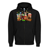 Black Christmas coffee cups with Chihuahua Zipper Hoodie - RanaPortraitStore
