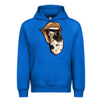 Cobalt Western Leopard Cowhide Tongue Urban Hoodie - Jasminsmagicworld
