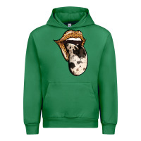 Emerald Western Leopard Cowhide Tongue Urban Hoodie - Jasminsmagicworld