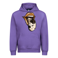 Tulip Western Leopard Cowhide Tongue Urban Hoodie - Jasminsmagicworld