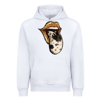 White Western Leopard Cowhide Tongue Urban Hoodie - Jasminsmagicworld