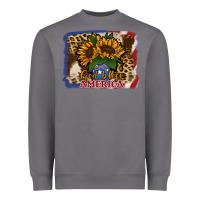 Storm Patriotic Sunflower God Bless America Heavyweight Sweatshirt - Jasminsmagicworld