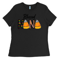 Black Blessed nana Ladies Tee - CowhideDigitalArt