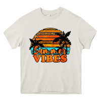 Cream Summer Vibes Heavy Core Tee - Jasminsmagicworld