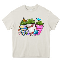 Cream Easter Day Baseball Easter sports carrots Heavy Core Tee - OliviaCreatesArt