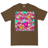Hairstylist Coffee Cups And Daisy With Leopard Seamless Pattern Bbs Premium Tee | Teevron