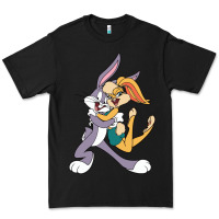 Black bugs bunny and lola bunny Premium Tee - DesigneFamous