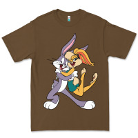 Cacao bugs bunny and lola bunny Premium Tee - DesigneFamous