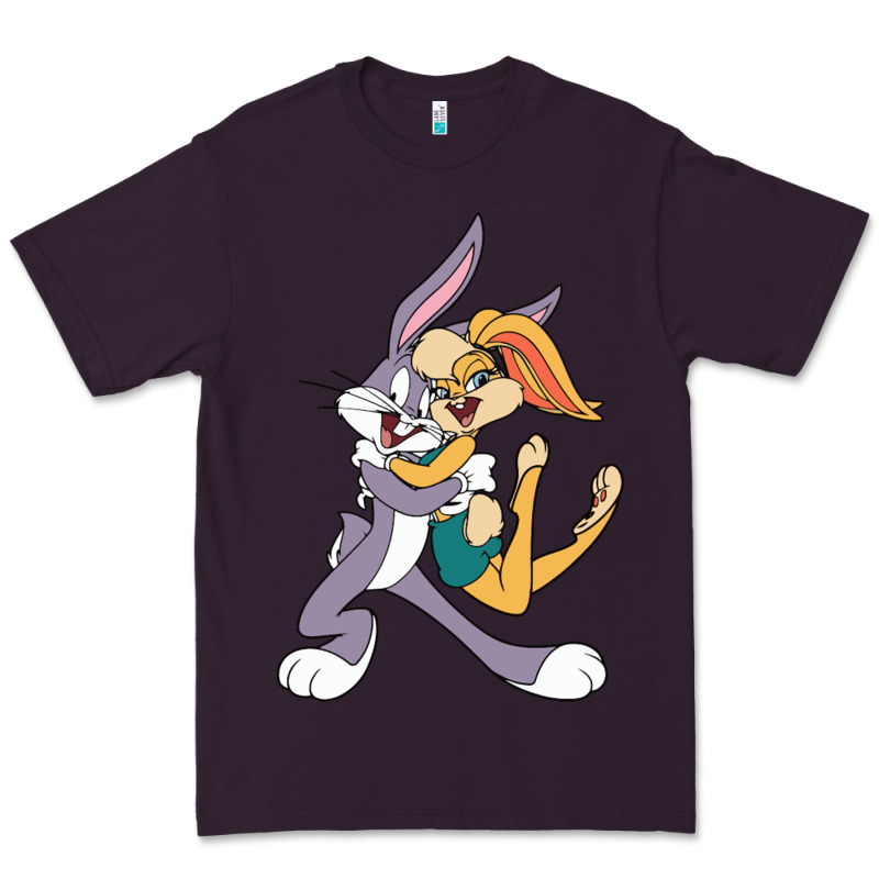 Bugs Bunny And Lola Bunny Premium Tee by DesigneFamous | Teevron