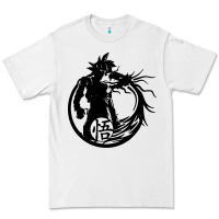 White goku super saiyan ultra dragon Premium Tee - DesigneFamous