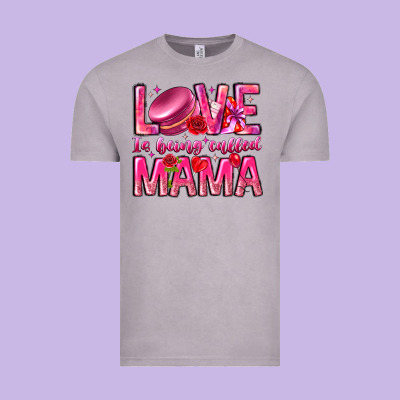 Love Is Being Called Mama Vintage Tee Designed By Cowhidedigitalart
