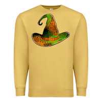 Antique Gold leopard witch hat Premium Sweatshirt - Jasminsmagicworld