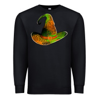 Black leopard witch hat Premium Sweatshirt - Jasminsmagicworld