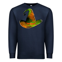 Navy leopard witch hat Premium Sweatshirt - Jasminsmagicworld