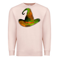Pale Pink leopard witch hat Premium Sweatshirt - Jasminsmagicworld
