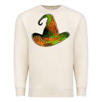 Sandshell leopard witch hat Premium Sweatshirt - Jasminsmagicworld