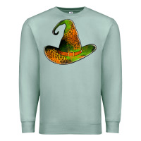 Seafoam leopard witch hat Premium Sweatshirt - Jasminsmagicworld