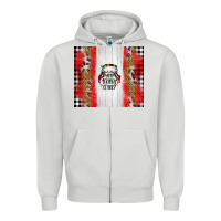 Dove Grey western you serious clark Zipper Hoodie - Jasminsmagicworld