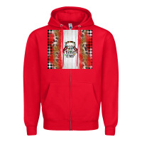 Red western you serious clark Zipper Hoodie - Jasminsmagicworld