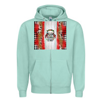 Seafoam western you serious clark Zipper Hoodie - Jasminsmagicworld