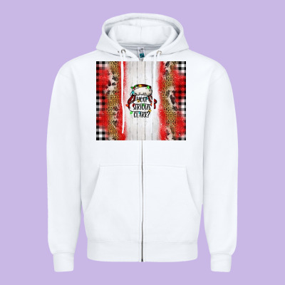 Western You Serious Clark Zipper Hoodie Designed By Jasminsmagicworld