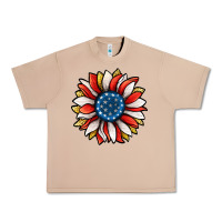 Burro Patriotic Sunflower Urban Heavy Tee - Jasminsmagicworld