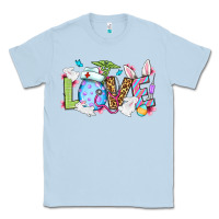 Dusty Blue Easter Day Love Nurse Classic Tee - OliviaCreatesArt
