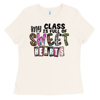Bone my class ısfull of sweet hearts Ladies Tee - CowhideDigitalArt